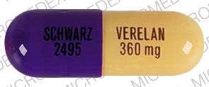 Verelan 360 mg (SCHWARZ 2495 VERELAN 360 mg)