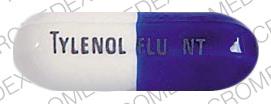 Tylenol flu night time maximum strength acetaminophen 500 mg / diphenhydramine 25 mg / pseudoephedrine 30 mg TYLENOL FLU NT