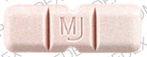 Pill MJ Pink Oval is Buspar dividose