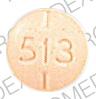 Pill 513 JSP Orange Round is Levotabs