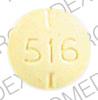 Pill 516 JSP Yellow Round is Levotabs