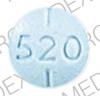 Pill 520 JSP Blue Round is Levotabs