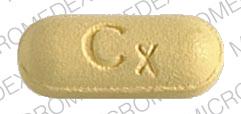 Pill Cx Yellow Oval is Comtrex cold flu