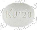 Isosorbide mononitrate extended-release 30 mg KU 128 Front
