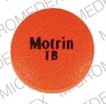 Pill Motrin IB Orange Round is Motrin IB