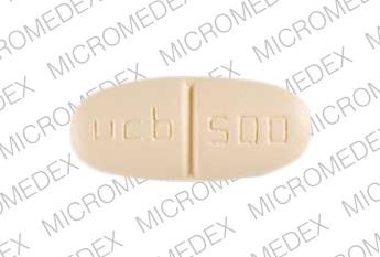 Keppra 500 mg ucb 500 Front