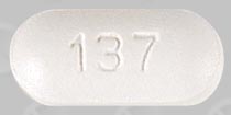 Pill B L 137 White Oval is Cephalexin Monohydrate