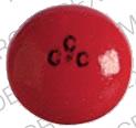 Pill C C+C Red Round is Coricidin hbp cough cold