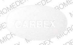 Pill CARBEX White Oval is Carbex