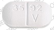 Acetaminophen and hydrocodone bitartrate 500 mg / 5 mg V 35 92