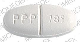 Pill PPP 785 White Oval is Duricef