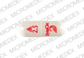 Pill S 2.5 DynaCirc White Capsule/Oblong is Dynacirc