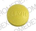 Pill ELAVIL STUART 45 Yellow Round is Elavil