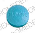 Pill ELAVIL STUART 40 Blue Round is Elavil