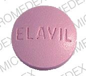 Pill ELAVIL STUART 43 Purple Round is Elavil