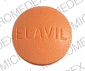 Pill ELAVIL STUART 42 Orange Round is Elavil