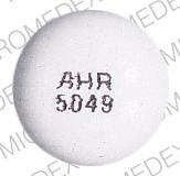 Pill AHR 5049 White Round is Entozyme