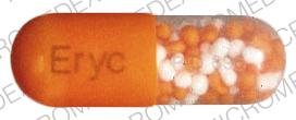 Pill Eryc Orange Capsule-shape is Eryc