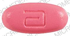 Pill a EA Pink Elliptical/Oval is Erythromycin