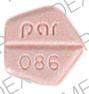 Pill par 086 Pink Five-sided is Locort