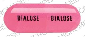 Pill DIALOSE Pink Capsule/Oblong is Dialose