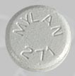 Pill MYLAN 271 White Round is Diazepam