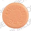 Pill MYLAN 345 Orange Round is Diazepam