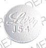 Pill Lilly J54 White Round is Diethylstilbestrol