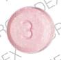 Pill K 3 Pink Round is Dilaudid