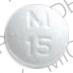 Pille M 15 ist Atropinsulfat und Diphenoxylathydrochlorid 0,025 mg / 2,5 mg