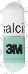 Pill Disalcid 3M Green Capsule/Oblong is Disalcid