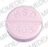 Pill DIUPRES MSD 405 Pink Round is Diupres-500