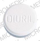 Diuril 250 mg DIURIL MSD 214 Back
