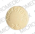Aldactone 25 mg ALDACTONE 25 SEARLE 1001 Front