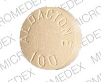 Aldactone 100 mg ALDACTONE 100 SEARLE 1031 Front