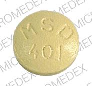 Pill ALDOMET MSD 401 Yellow Round is Aldomet