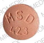 Pill MSD 423 Brown Round is Aldoril 15