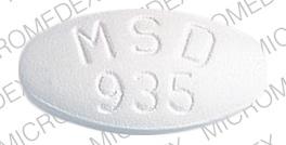 Pill ALDORIL MSD 935 is Aldoril d50 50 mg / 500 mg