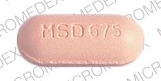 Pill MSD 675 Orange Oval is Dolobid