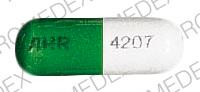 Pill 4207 AHR Green Capsule/Oblong is Donnatal