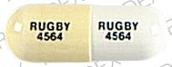 Pill RUGBY 4564 RUGBY 4564 Yellow Capsule/Oblong is Doxepin HCl