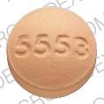 Doxycycline hyclate 100 mg DAN 5553 Back
