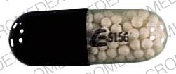 Pill E 5156  Capsule/Oblong is PAPAVERINE HYDROCHLORIDE