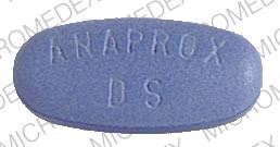 Pill ANAPROX  DS SYNTEX Blue Oval is Anaprox DS