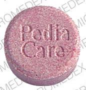 Pill PediaCare A C Pink Round is Pediacare cold   allergy