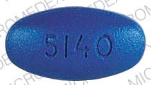 Pill 5140 rPr Blue Elliptical/Oval is Penetrex
