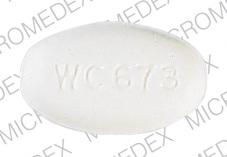 Pill WC 673 White Elliptical/Oval is Penicillin V Potassium