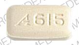 Pill A615 Yellow Rectangle is Permax
