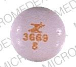 Pill Logo 3669 8 White Round is Perphenazine
