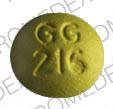 Pill GG 216 Yellow Round is Amitriptyline and perphenazine